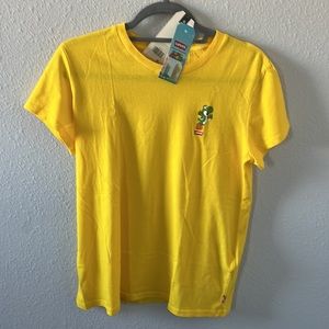 Levi's Super Mario Brothers Women's Fitted Shirt Size M Yoshi Crewneck Casual